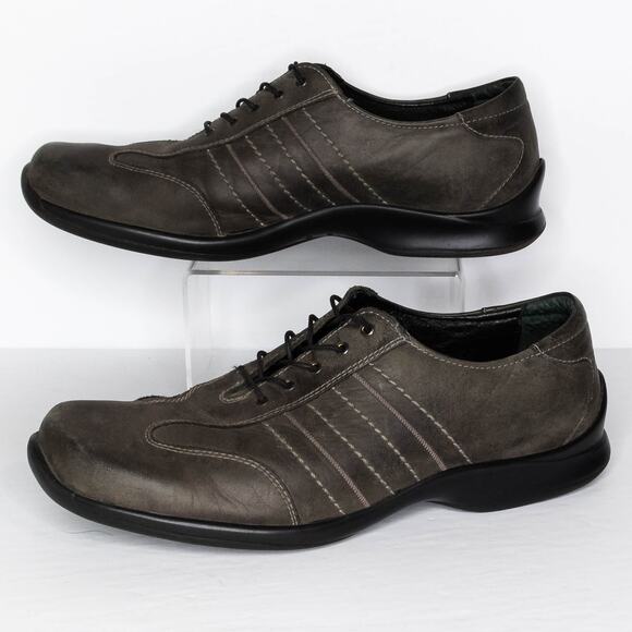 Dansko Shoes Leather Comfort Smart Casual Athleisure Minimalist Lace Up 42 8.5 9 - Picture 2 of 7